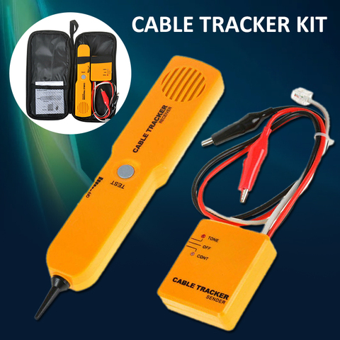 Handheld Telephone Cable Tracker Phone Wire Detector Tone Generator Probe Tracer Network Tracker Line Finder Cable Tester ► Photo 1/6