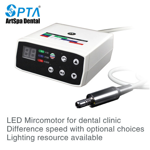 Dental clinical brushless LED micro motor fiber optical electric motor handpiece ► Photo 1/6
