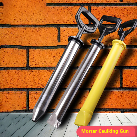 Stainless Steel Caulking Gun Cement Lime Pump Grouting Mortar Sprayer Applicator Grout Filling Tools ► Photo 1/5