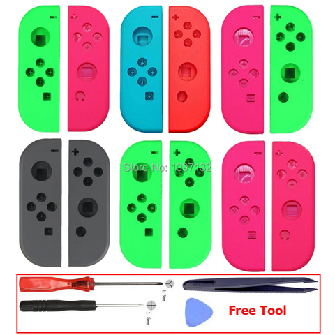 Plastic Replacement Repair Kit DIY Case Cover Housing Shell for Nintend Switch Joy-Con Controller with Screwdriver Open Tool ► Photo 1/6