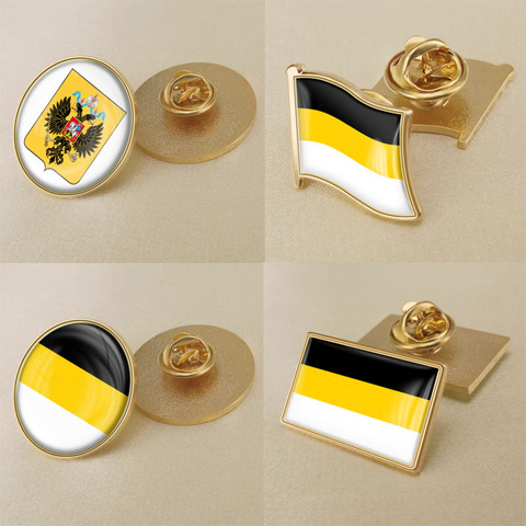 Coat of arms of Russian Empire Flag Lapel Pins/Broochs/Badges ► Photo 1/5
