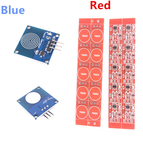 10pcs TTP223 Touch Key Switch Module Touching Button Self-Locking/No-Locking Capacitive Switches Single Channel Reconstruction ► Photo 1/4