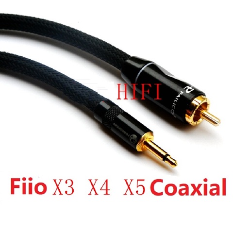 Fiio player E18 X4 X5 X3 one generation ;Kaiyin N5 n6 Qian Longsheng Qa360 Coaxial High quality 3.5 turn Lotus RCA audio cable ► Photo 1/4