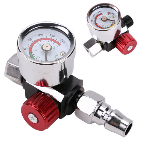 WENXING High Quality Spray Paint Gun Air Regulator Gauge & Adapter Pneumatic Spray Gun Accessories ► Photo 1/6