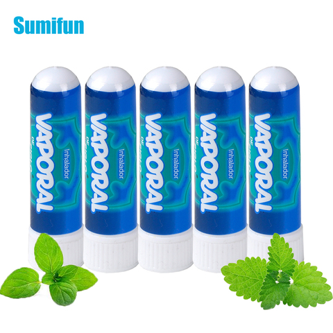 5Pcs Cooling Mint Nasal Inhaler Rhinitis Cool Cream Anti-Drowsy Essential Oils Nose Headache Congestion Relief Herbal Ointment ► Photo 1/6