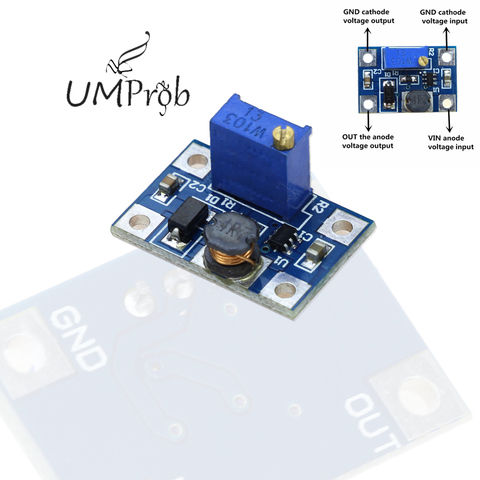 2-24V to 2-28V 2A DC-DC SX1308 Step-UP Adjustable Power Module Step Up Boost Converter for DIY Kit ► Photo 1/2