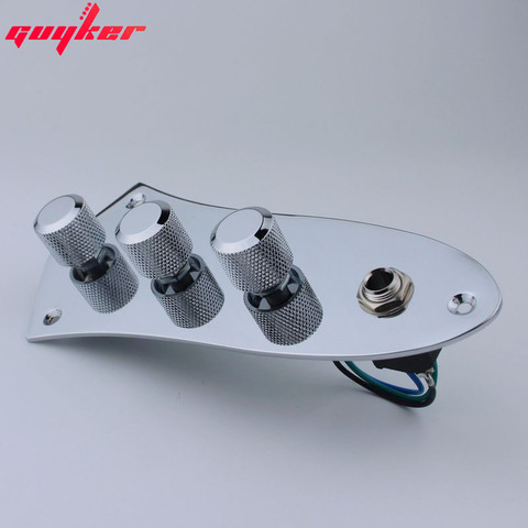 1 Set GUYKER JBJ Preamp/tone control w/gain for JB bass(With Jazz Bass Control Plate+Control Knob) ► Photo 1/5