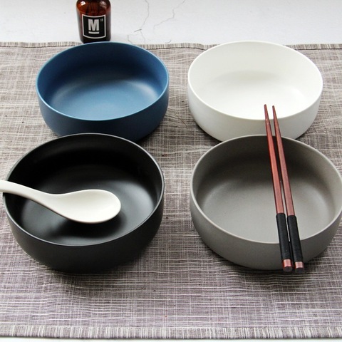 6 Inch Bone China Small Korean Bowl Porcelain Sauce Serving Bowls Ceramic Kitchen Bowls Pink Blue Rice Bowl Tableware ► Photo 1/6