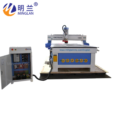 ML-1325 3.2KW spindle cnc router 1300mm*2500mm*200mm wood cutting and engraving machine ► Photo 1/6