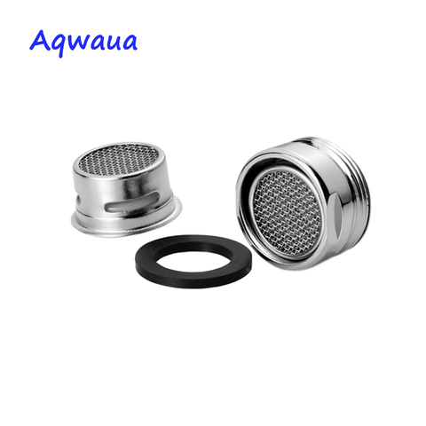 Aqwaua Bathroom Accessories Faucet Aerator 20MM Male Thread Tap SUS304 Full Flow Spout Bubbler Filter Stainless Steel ► Photo 1/6