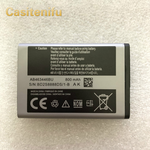 New AB463446BU AB553446BU Battery For Samsung GT-C3520 E1228 GT-E2530 E339 X208 X160 X210 E250 E900 GT-E2330 C5212 E1080 ► Photo 1/1