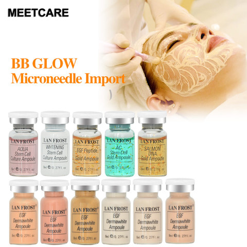 BB Cream Glow Cream Starter Kit Gold Ampoule Serum for Derma Pen Mesowhite Brightening Serum for Whitening Acne Anti-Aging Treat ► Photo 1/6