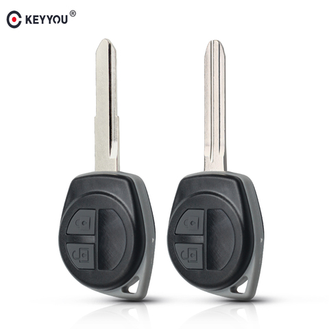 KEYYOU 2 Buttons Car Remote Key Case Shell For Suzuki Swift Grand SX4 Liana Aerio Vitara GRAND VITARA ALTO Jimny HU133R/TOY43 ► Photo 1/6
