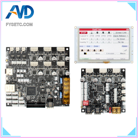 Clone Duet 3 6HC Expansion 3HC main board with 5'' 5i  7'' 7i Integrated Paneldue Touch Screen For BLV MGN Cube 3d printer parts ► Photo 1/5