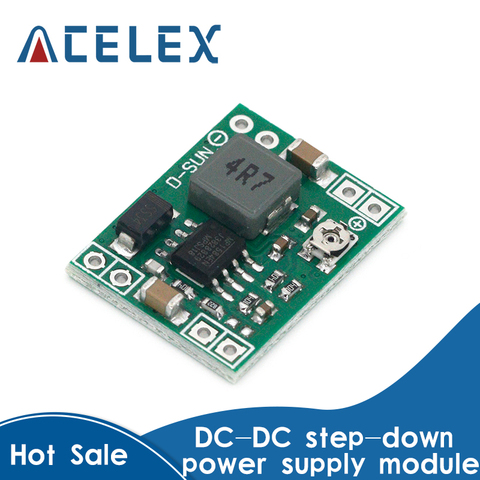 5PCS Ultra-Small Size DC-DC Step Down Power Supply Module 3A Adjustable Buck Converter for Arduino Replace LM2596 ► Photo 1/6