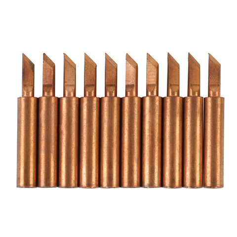 10pcs/lot Pure copper soldering tip Welding Sting M900-T-K/SK High precision welding nozzle electric soldering iron Tip ► Photo 1/3