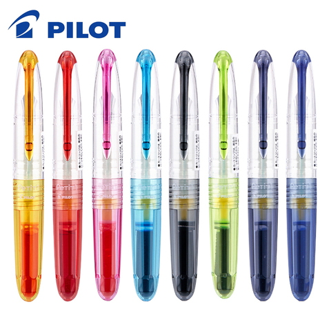 Pilot Mini Vitality Pen Fountain Pen Fine Nib Ink Pen Transparent Colorful  Wrting Supplies SPN-20F High Quality Stationery 1Pcs ► Photo 1/6