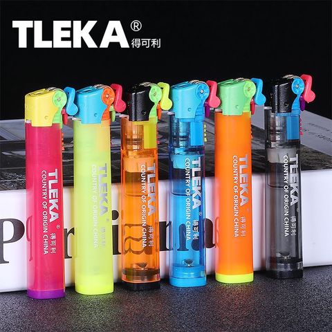 2022 MIni TLEKA Lighter Gas Free Fire Lighter Windproof Butane Grinding Wheel Ignite Inflatable Lighter Men Gift Dropshipping ► Photo 1/6