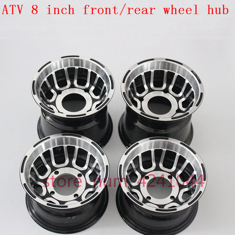 ATV accessories front and rear wheel hub 8 inch go-kart off-road 4 wheel aluminum rims for 19 /20 /21x7.00-8 18 /20x9.50-8 tyre ► Photo 1/6