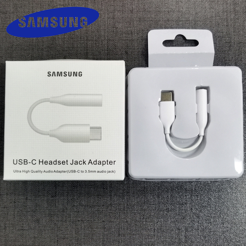 SAMSUNG Type C 3.5 Jack Earphone Cable USB C to 3.5mm AUX Headphones Adapter For Galaxy S20FE S20 Note 10 Plus S20 note 20 Ultra ► Photo 1/6