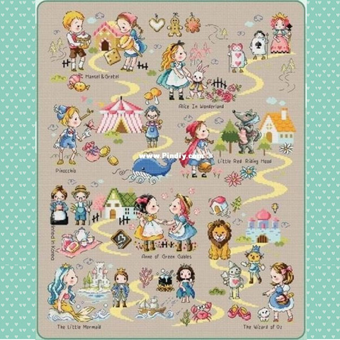 G130 Stich Cross Stitch Kits Craft Packages Cotton Fabric Floss Counted New Designs Needlework Embroidery Cross-Stitching ► Photo 1/4