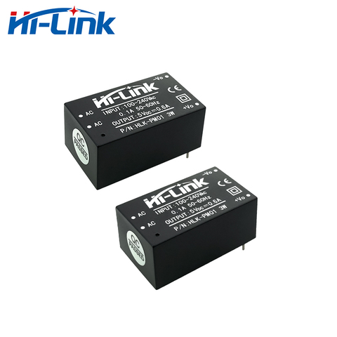 Free ship 2pcs/lot Hi-Link 85-264v to 5V 600mA power adapter/dc power supply transformer ► Photo 1/6