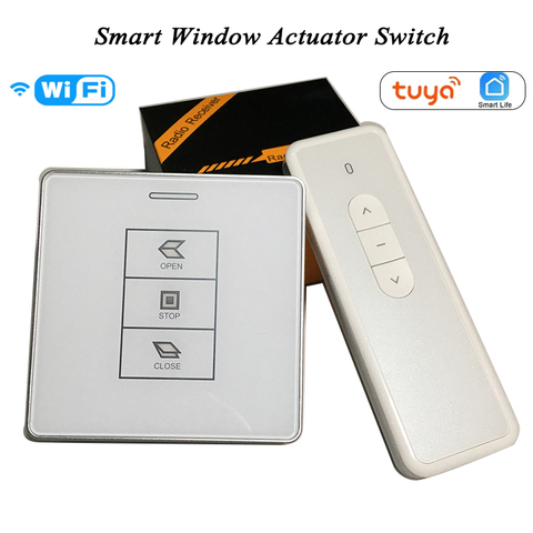 DC24V 220V Tuya Window Curtain Switch Wifi 433Mhz RF remote Control Window actuator switch ► Photo 1/6