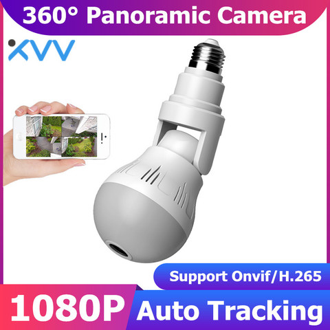 Xiaovv 360° Panoramic 1080P HD Wifi IP Camera Light Bulb Smart Home Panorama Video Security Camera Wireless CCTV Surveillance ► Photo 1/6