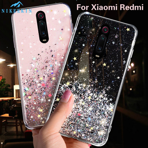For Redmi Note 9S 8 Pro 8T 7 6 5 4X Sequins Glitter Phone Case For Redmi 8 8A K30 K20 7 7A 6A 6 Pro 5A 4X Shiny Soft TPU Cover ► Photo 1/6