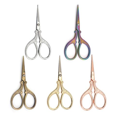 2022 Embroidery Vintage Stitch Sewing Scissors Retro Fabric Cut Stainless Steel Tailor Scissor Needlework Household Sewing Tools ► Photo 1/6