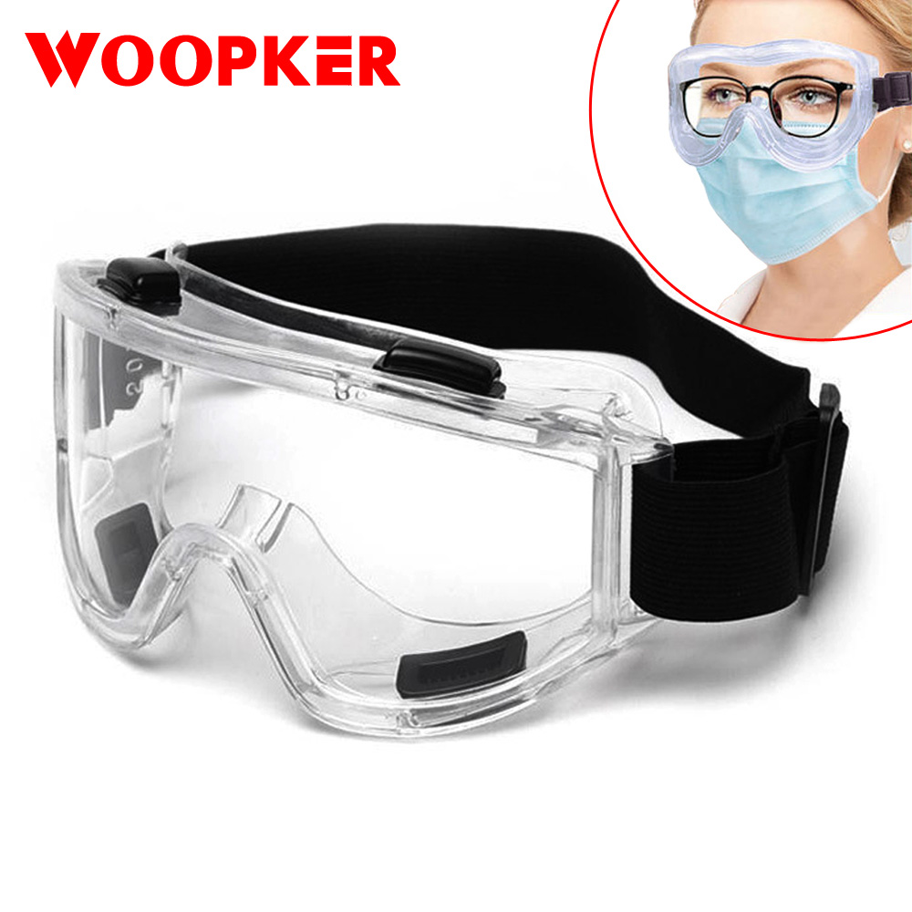 Lab Work Safety Protective Glasses Clear Goggles Chemical Wind Dust Proof