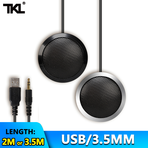 TKL USB Condenser Microphone Omni-directional tabletop Mic for Meeting Computer Laptop Voice direct pickup microphone ► Photo 1/6
