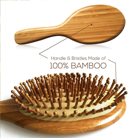 High Quality Hair Comb Air Massage Comb Natural with Wooden Handle Anti-static  Scalp Combs for Hair Care Travel Home ► Photo 1/6