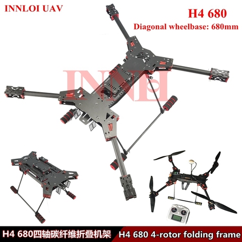 DIY FPV H4 680 alien, folding frame, Cheap h4 alien,High Quality carbon fiber frame Accessories China folding frame Suppliers ► Photo 1/6