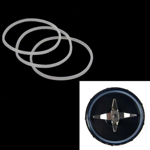 3Pcs Juicer Seal Rings New Replacement Gaskets Rubber Sealing Ring For Magic Bullet Flat/Cross Blade Kitchen Mixer blender parts ► Photo 1/6