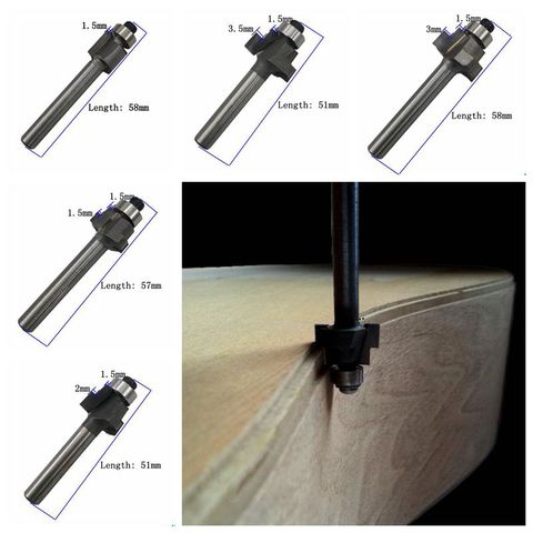 Guitar edging inlay slot tool T-knife Guitar making tool trimming machine 635 chuck with Guitar milling cutter ► Photo 1/6