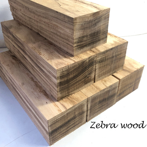 1pcs large size  Zebra Wood  DIY Knife Handle Material  (Microberlinia Brazzavillensis) Handmade DIY ► Photo 1/4