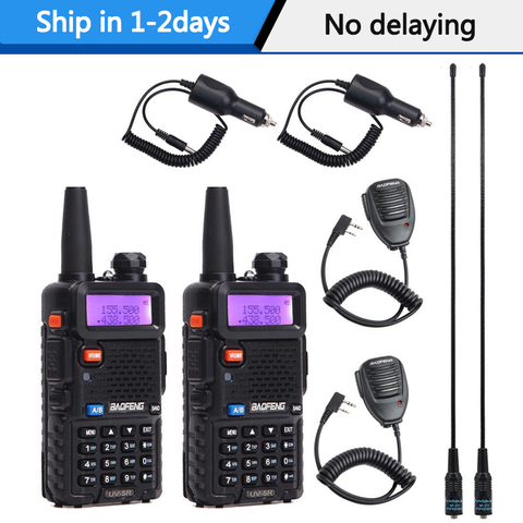 BaoFeng UV-5R Walkie Talkie VHF/UHF136-174Mhz&400-520Mhz Dual Band Two way radio Baofeng uv 5r Portable Walkie talkie uv5r ► Photo 1/6