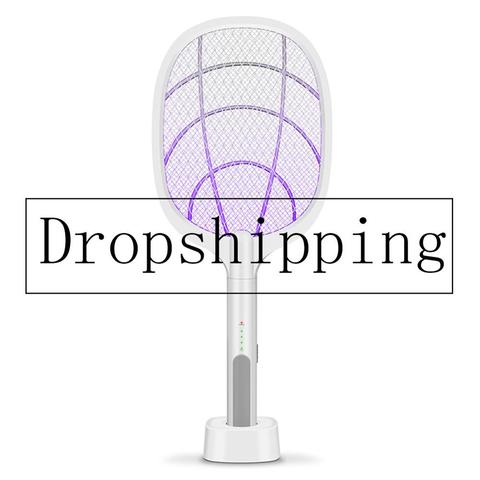 3000V Electric Bug Zapper Mosquito Swatter USB Rechargeable Fly Swatter Large Bug Zapper Mosquito Racket For Indoor Outdoor ► Photo 1/6