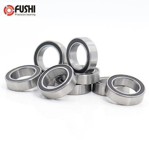 6700RS 10*15*4 (mm) 10Pieces Bearing ABEC-5 61700 6700 63700 Chrome Steel Ball Bearings With Black Rubber Seal ► Photo 1/6