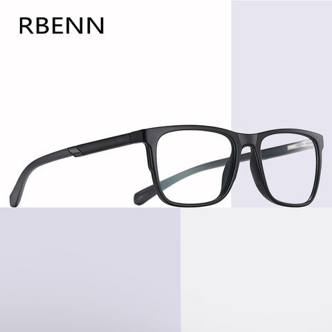 RBENN 2022 New TR90 Computer Reading Glasses Men Women Anti Blue Light Square Presbyopia Eyeglasses with Diopter +0.75 1.75 2.75 ► Photo 1/6