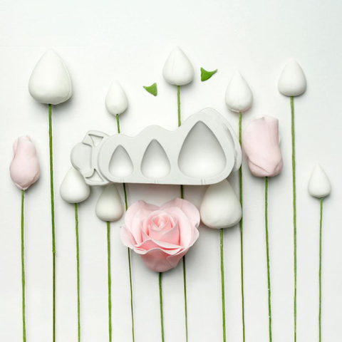 Yueyue Sugarcraft Rose flower silicone mold cake decorating tools confeitaria moldes de silicone fondant cake mold baking ► Photo 1/5