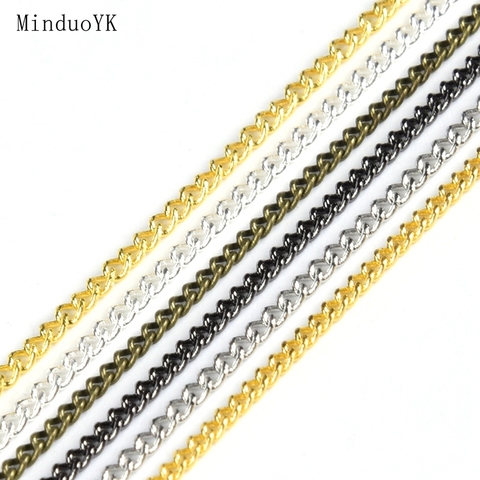 3-5Meter Fine Necklace Findings Chains For Jewelry Making Diy Handmade Jewelry Accessories ► Photo 1/6
