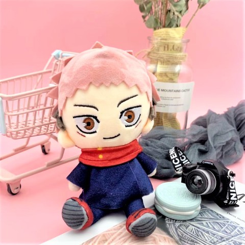 Anime Plush Jujutsu Kaisen - Uoozii - Yuji Itadori Plushie 6