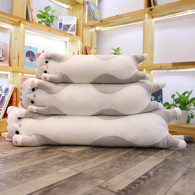 The cat sleep pillow long pillow cute doll doll girl plush toy lazy man bed on the big doll cute comfortable 50-110cm ► Photo 1/5