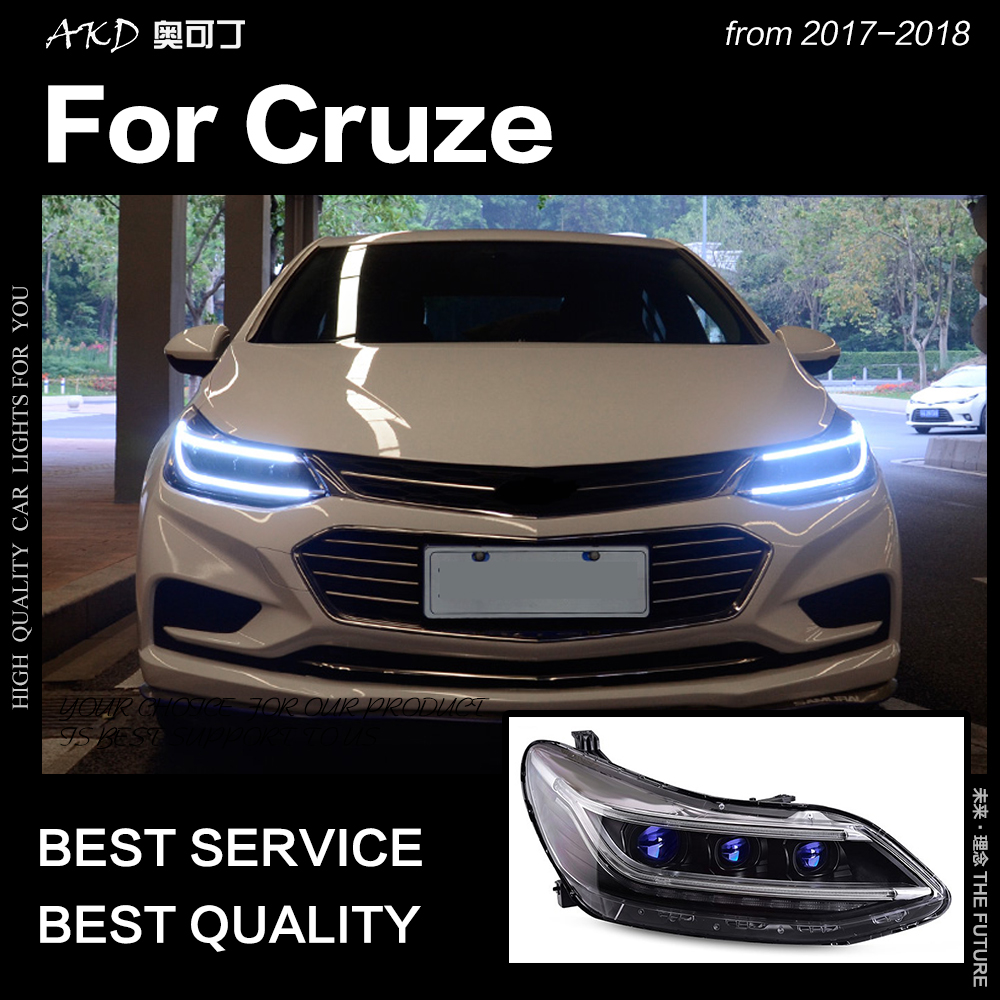 AKD Car Styling Head Lamp for Chevrolet Cruze Headlights 2017-2022 New LED Headlight DRL Hid Bi Xenon Auto Accessories - history & Review | AliExpress Seller - AOKEDING Official Store | Alitools.io