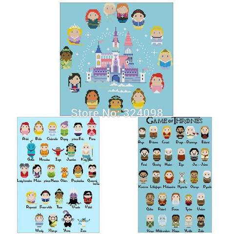 Cartoon character patterns Counted Cross Stitch 11CT 14CT DIY wholesale Chinese Cross Stitch Kits Embroidery Needlework Sets ► Photo 1/6