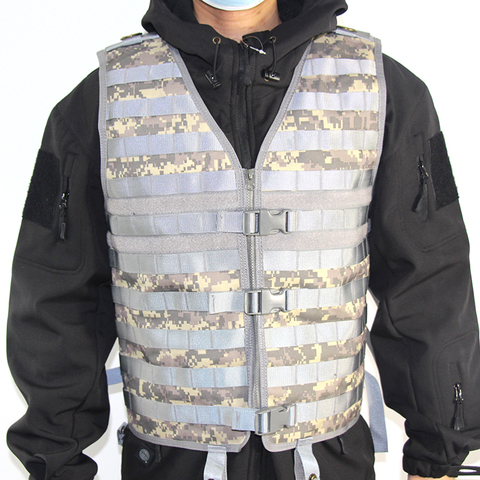 Hunting Military Tactical Camouflage Molle Vest Wargame Combat Outdoor Vest CS Outdoor Airsoft Shoot Vest Hunting Clothes Black ► Photo 1/6