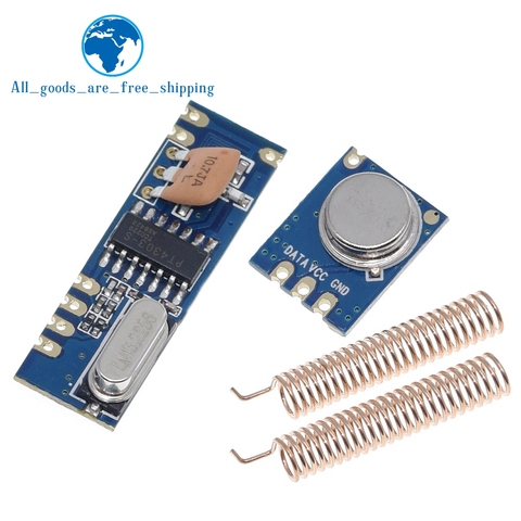 433MHz 100 Meters Wireless Module Kit ASK Transmitter STX882 + ASK Receiver SRX882 + 2Pcs Copper Spring Antenna ► Photo 1/6