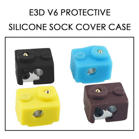 New Protective Silicone Sock Cover Case For E3D V6 Heated Block Warm Keeping Cover Reprap 3D Printer Parts ► Photo 1/6